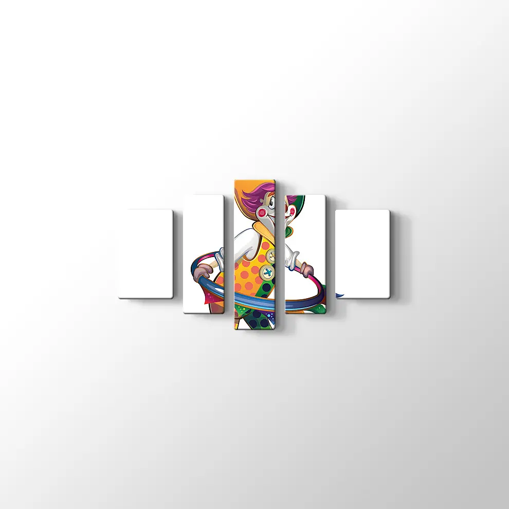 Palyaço Kanvas Tablo