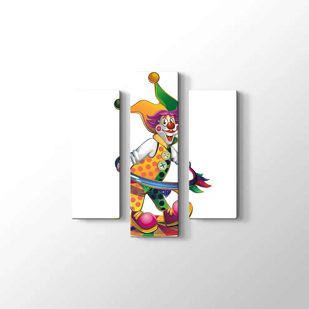 Palyaço Kanvas Tablo