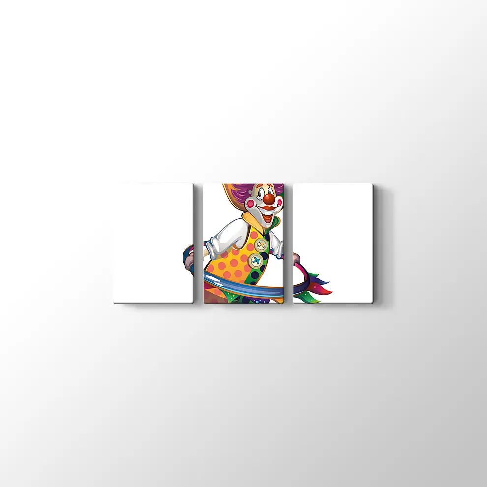 Palyaço Kanvas Tablo