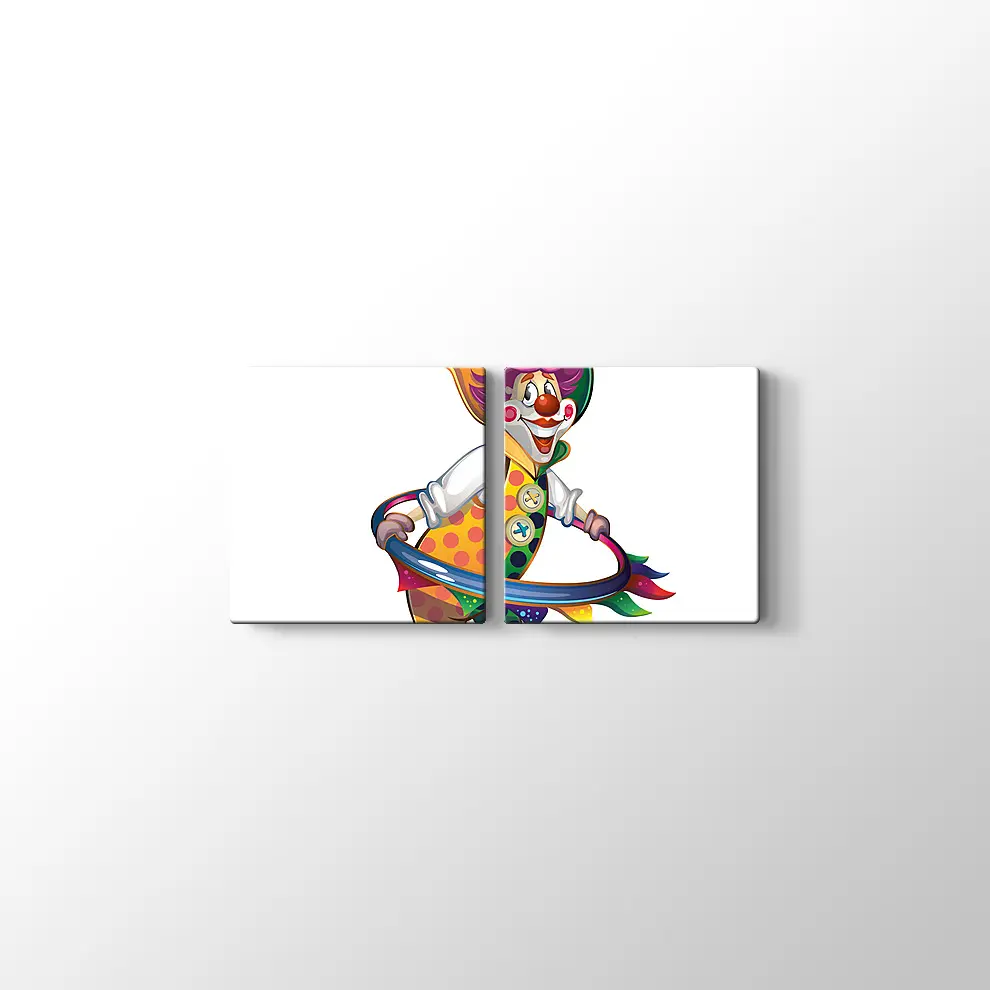 Palyaço Kanvas Tablo