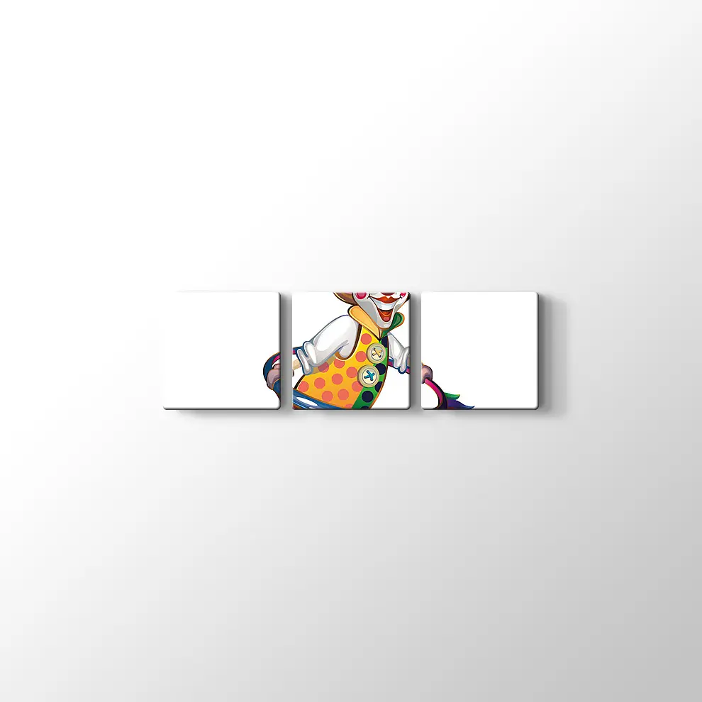 Palyaço Kanvas Tablo