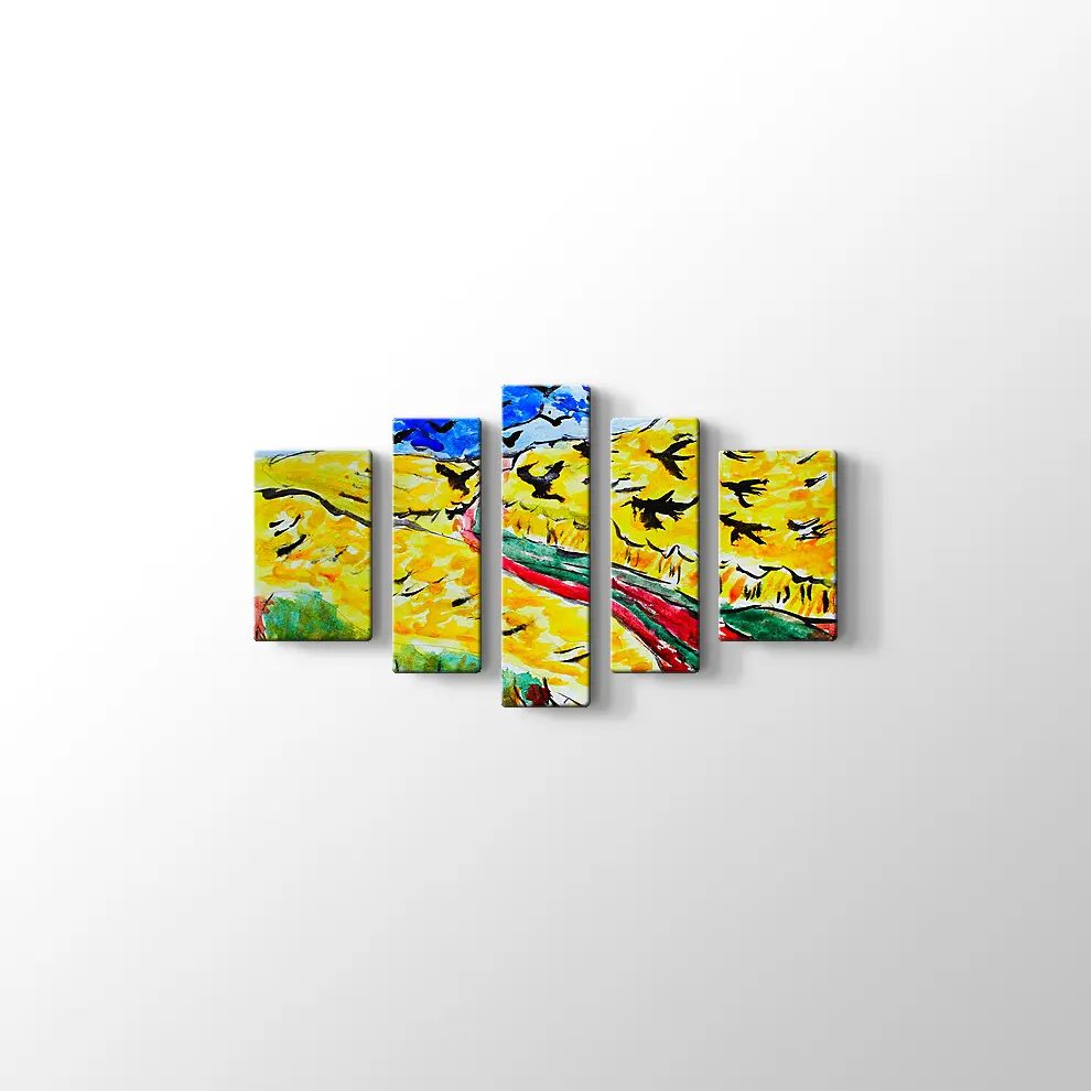 Van Gogh Tarzı Suluboya Tablo