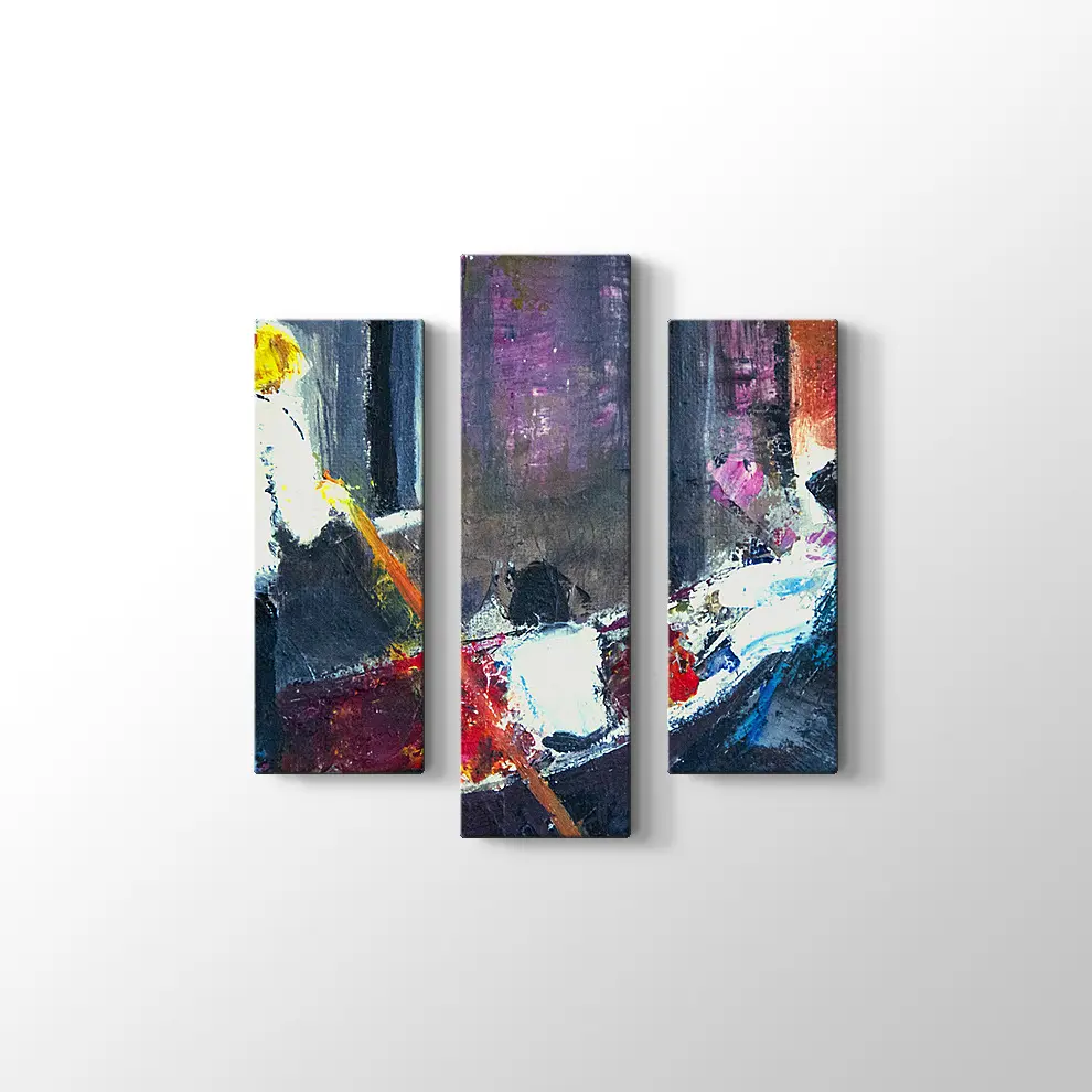 Nehirde Adam Kanvas Tablo