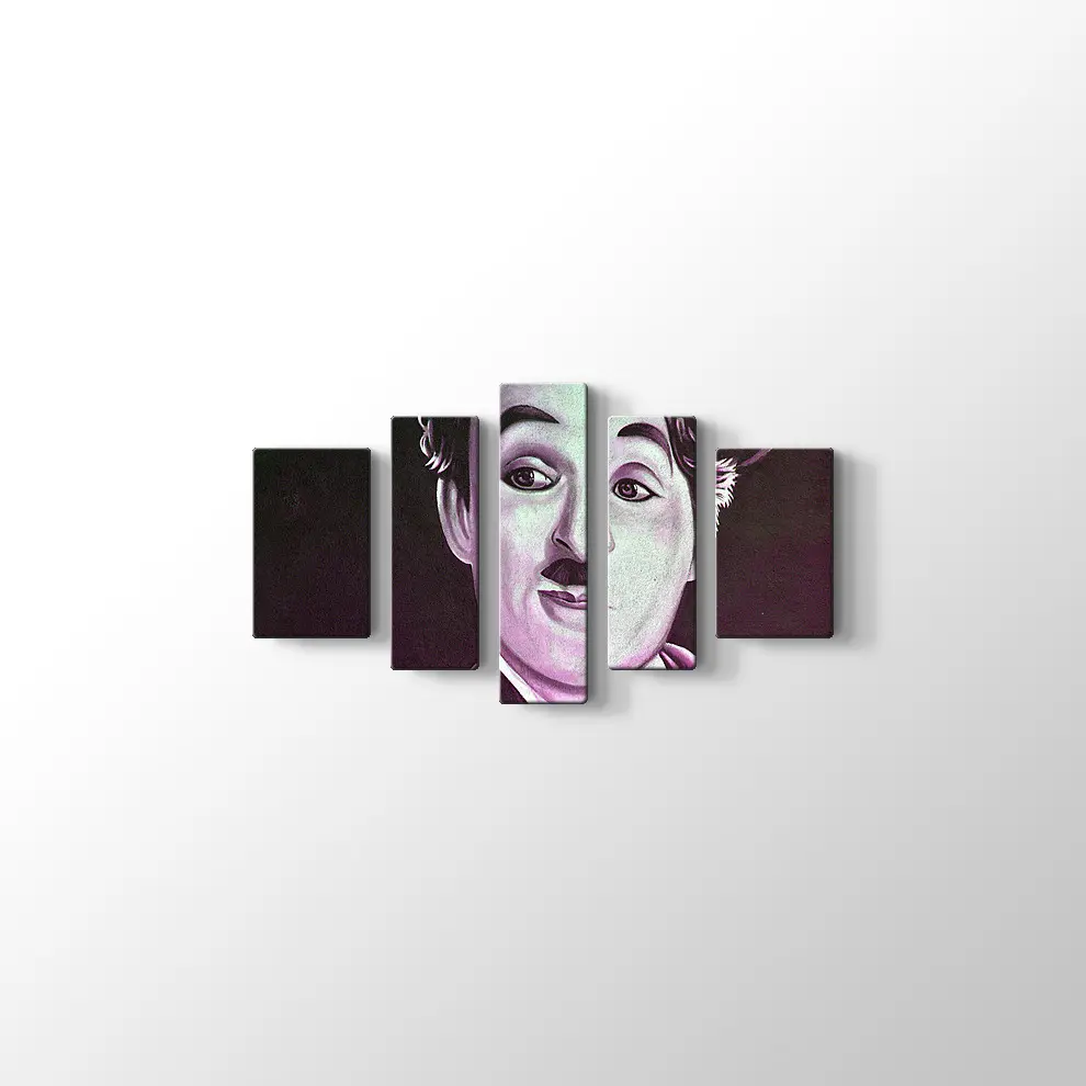 Charlie Chaplin Kanvas Tablo