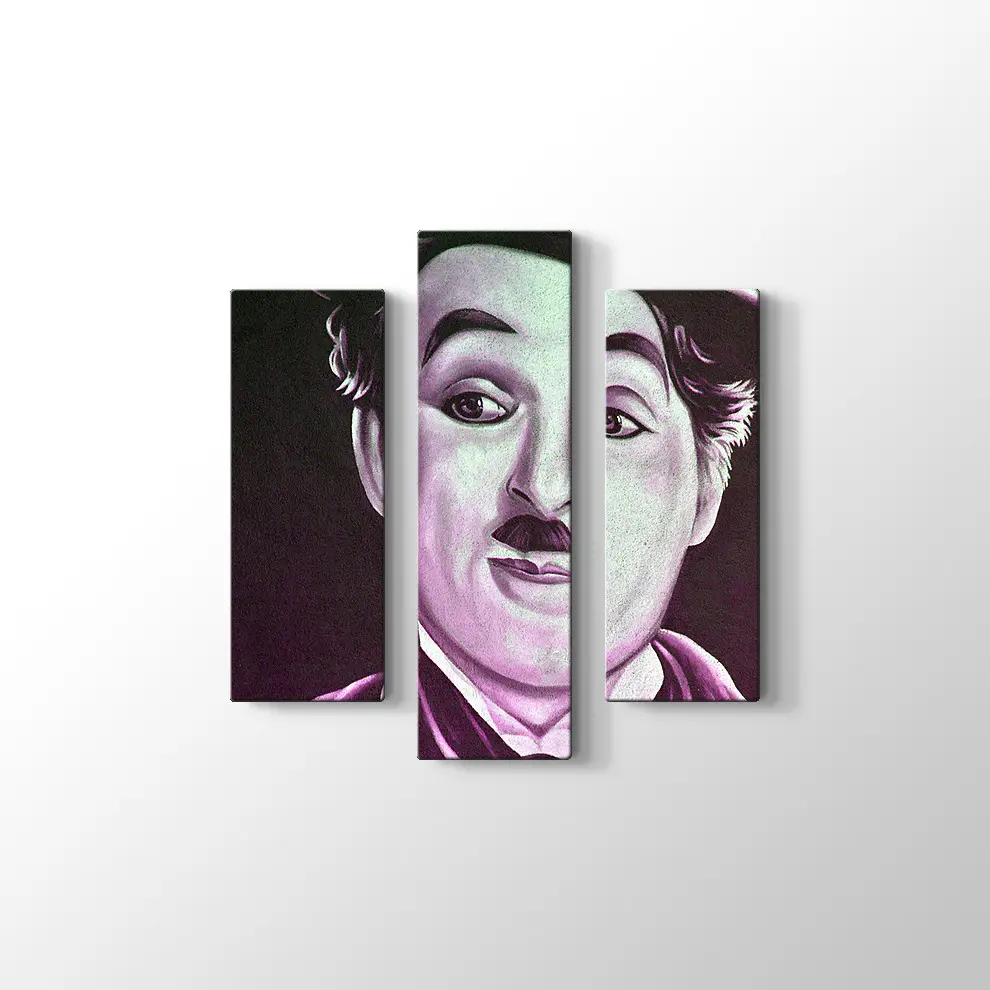 Charlie Chaplin Kanvas Tablo