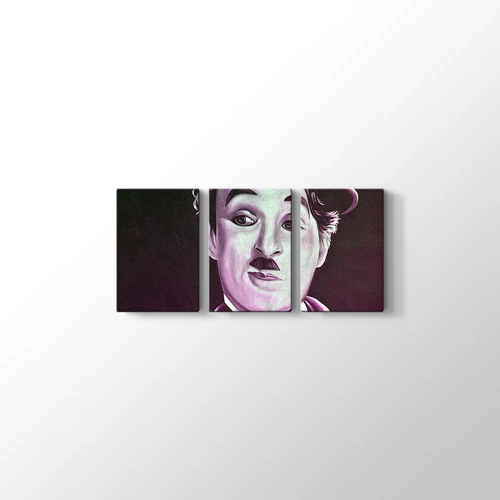 Charlie Chaplin Kanvas Tablo