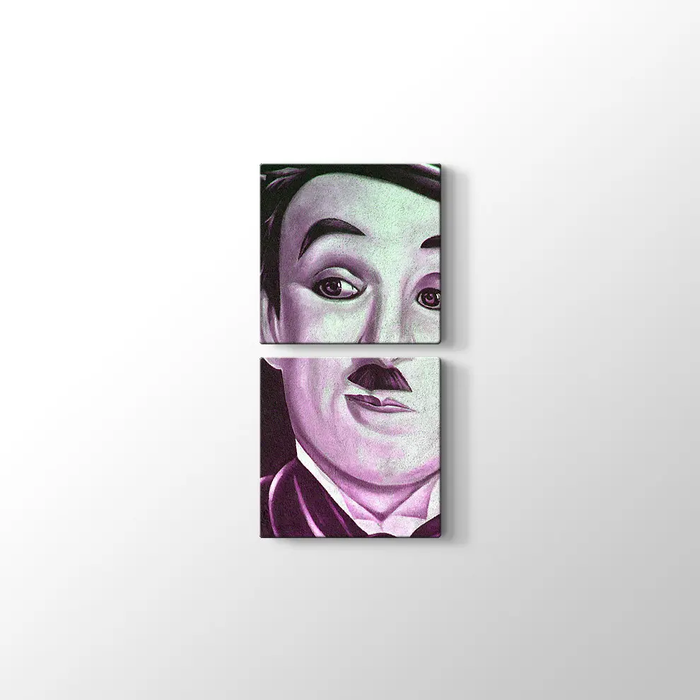 Charlie Chaplin Kanvas Tablo