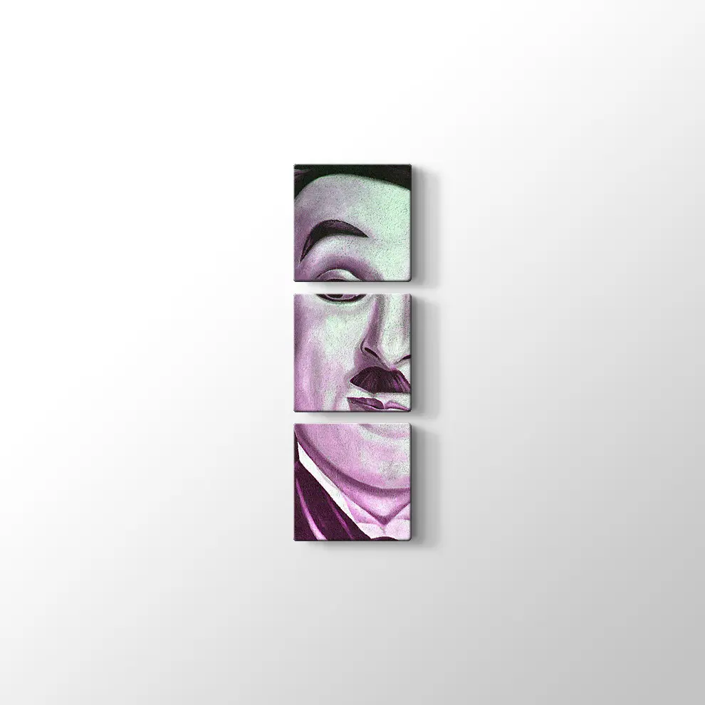 Charlie Chaplin Kanvas Tablo