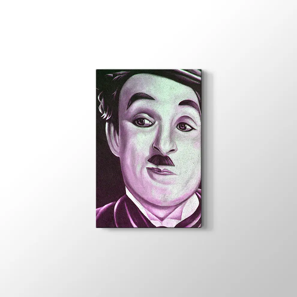 Charlie Chaplin Kanvas Tablo