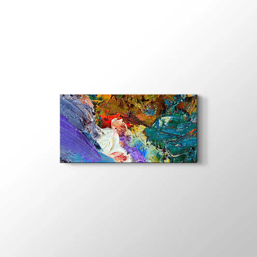 Makro Sanatsal Yağlı Boya Tablo