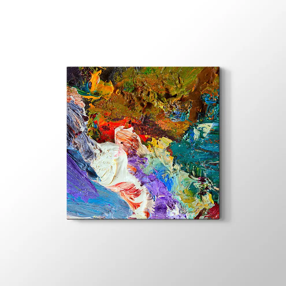 Makro Sanatsal Yağlı Boya Tablo