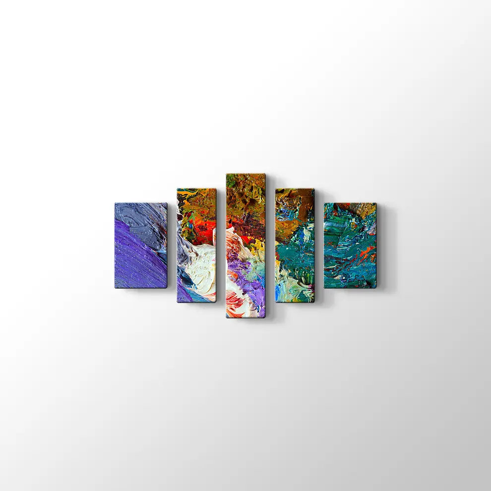 Makro Sanatsal Yağlı Boya Tablo