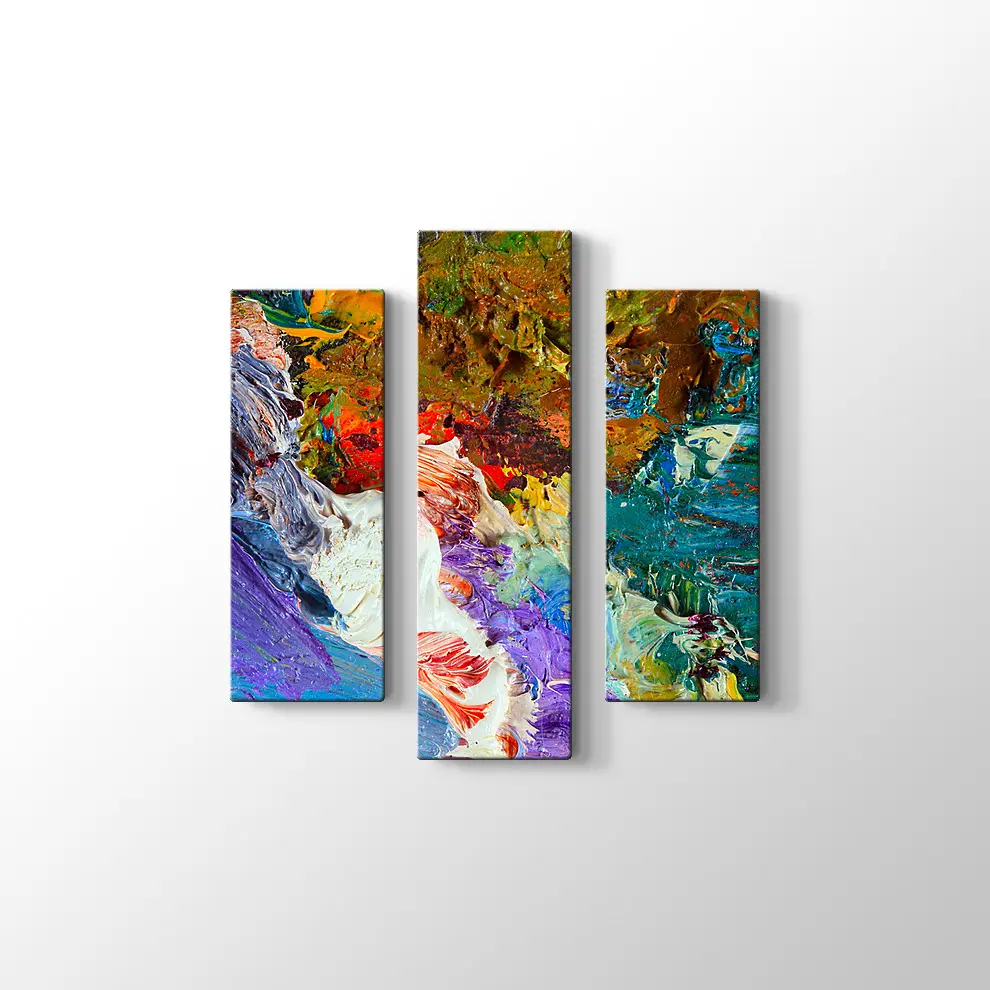 Makro Sanatsal Yağlı Boya Tablo