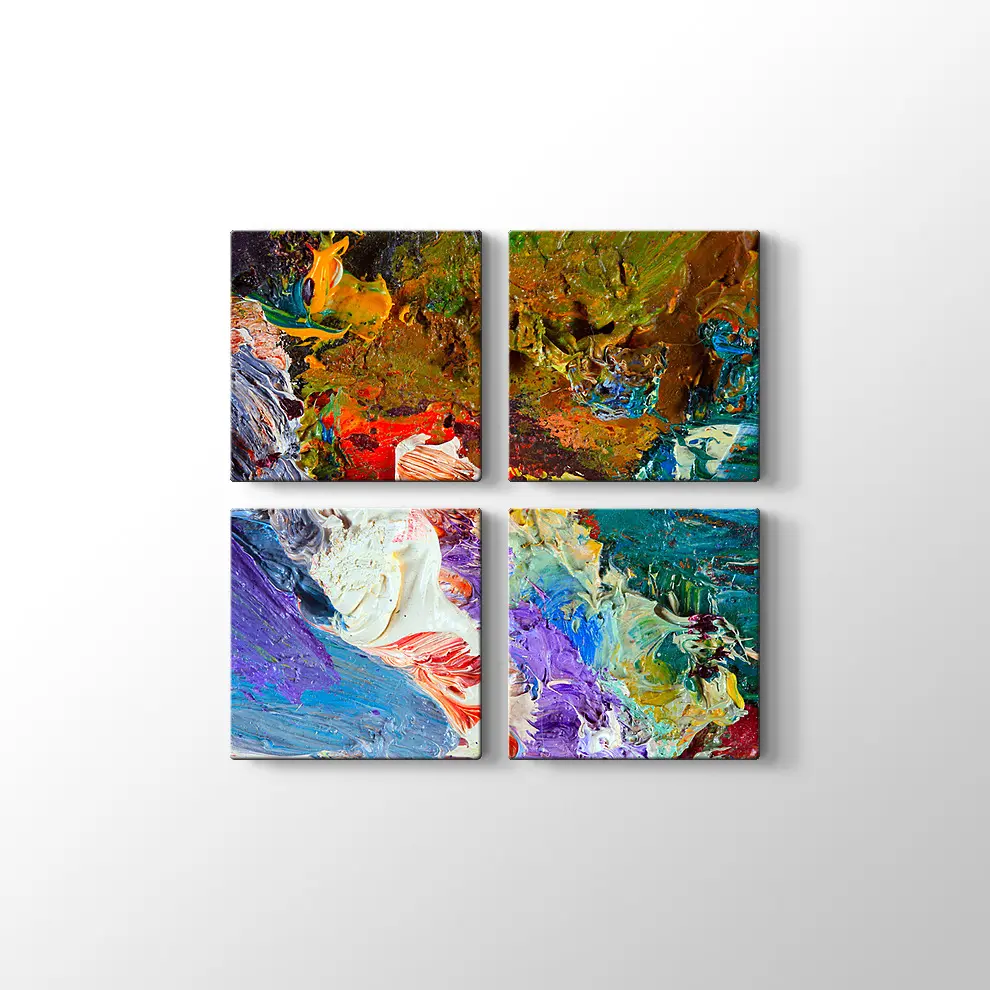 Makro Sanatsal Yağlı Boya Tablo