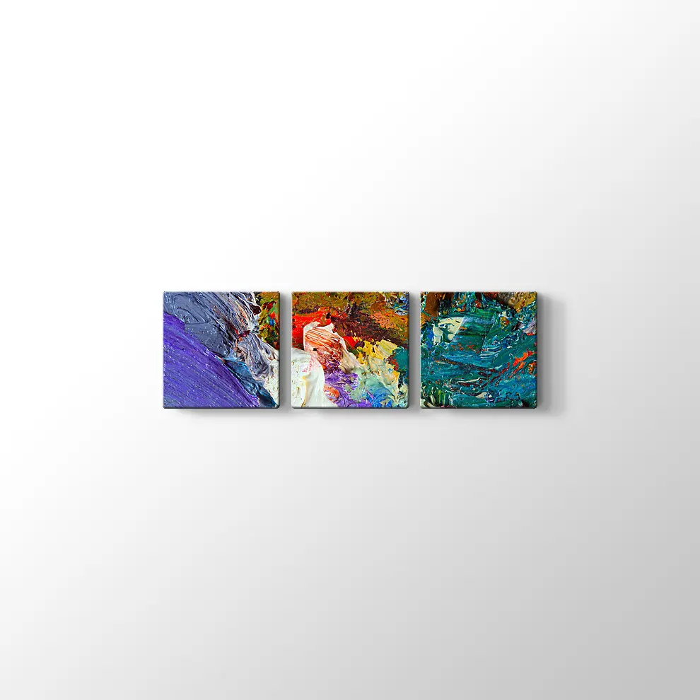 Makro Sanatsal Yağlı Boya Tablo