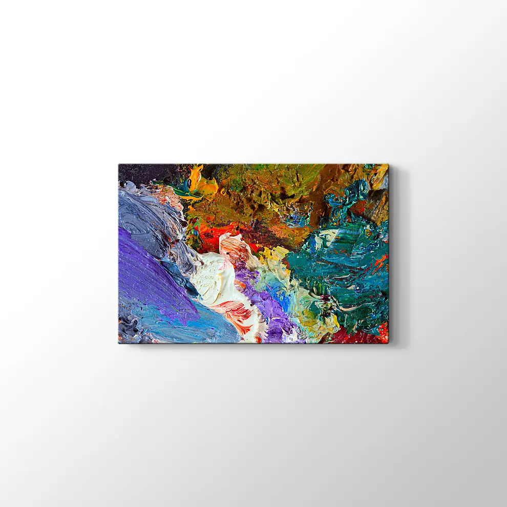 Makro Sanatsal Yağlı Boya Tablo