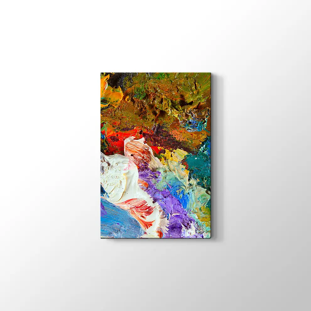 Makro Sanatsal Yağlı Boya Tablo