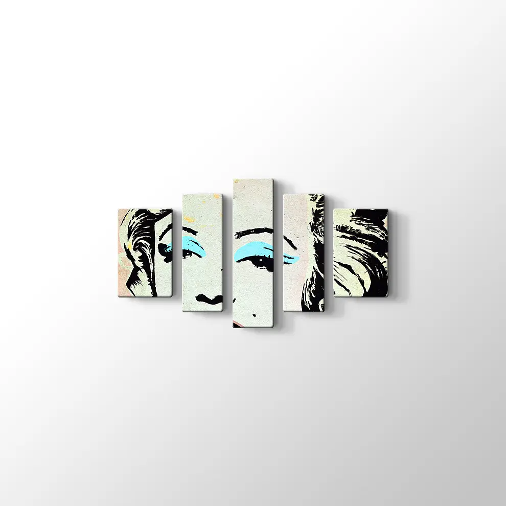 Pop Art İllüstrasyon Tablo