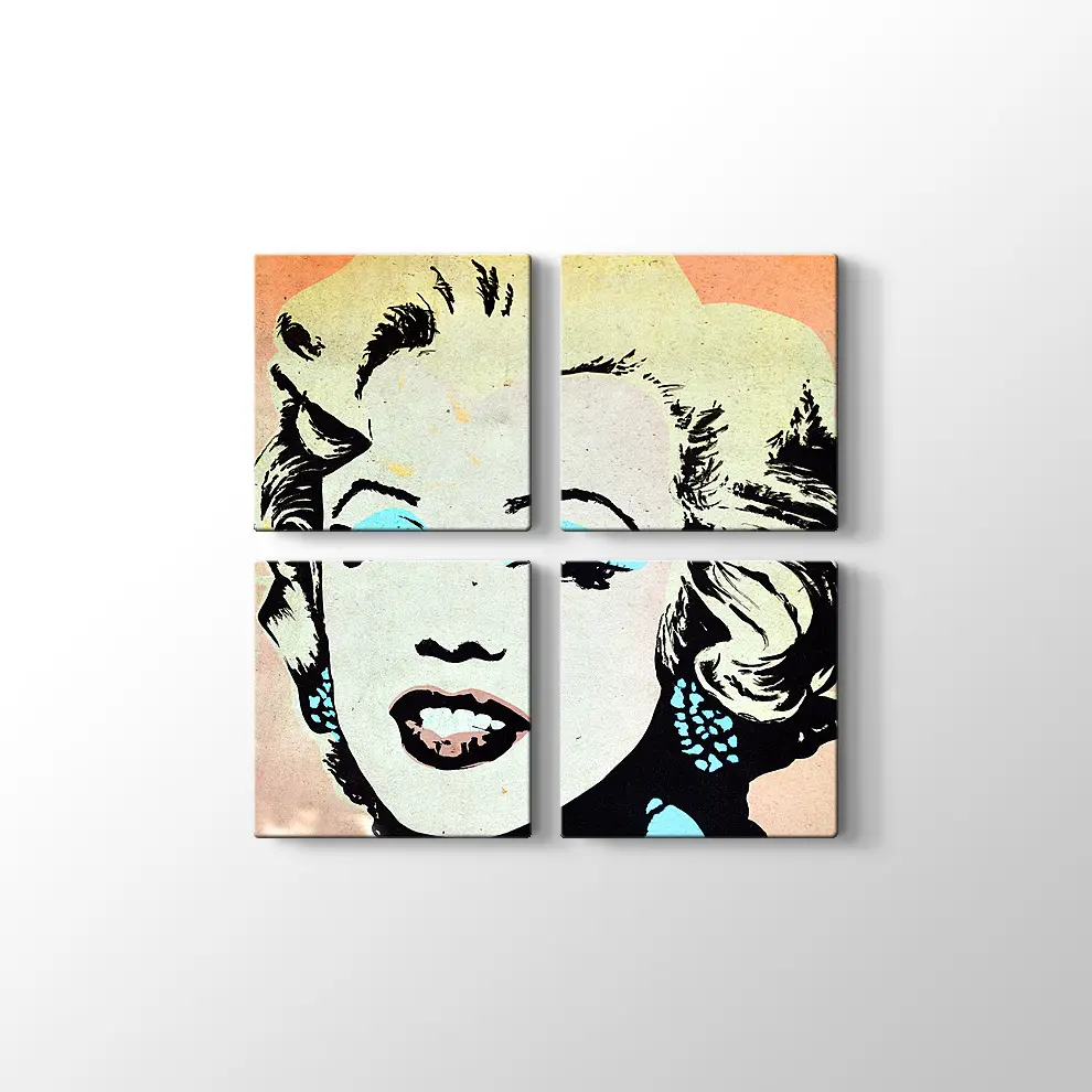 Pop Art İllüstrasyon Tablo