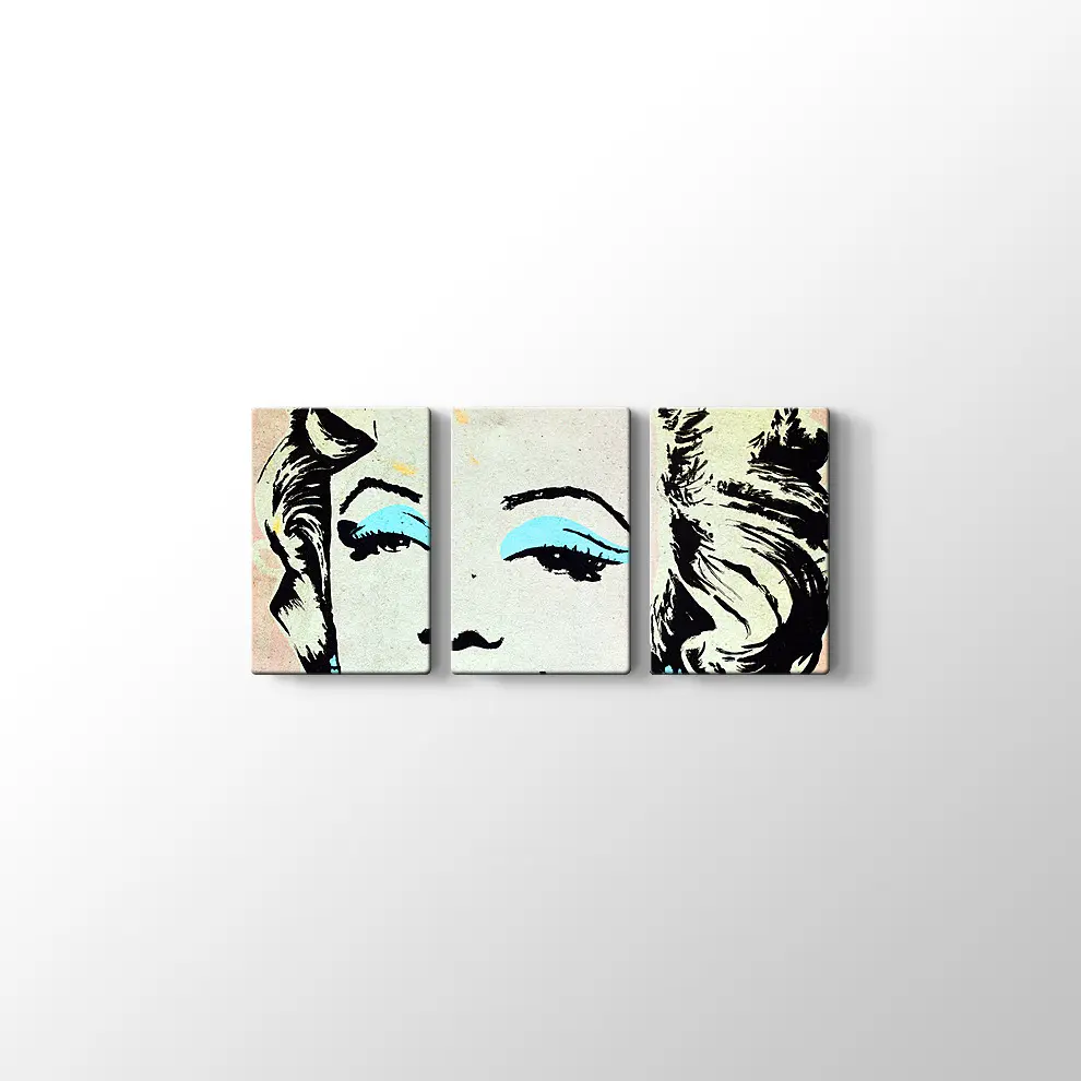 Pop Art İllüstrasyon Tablo