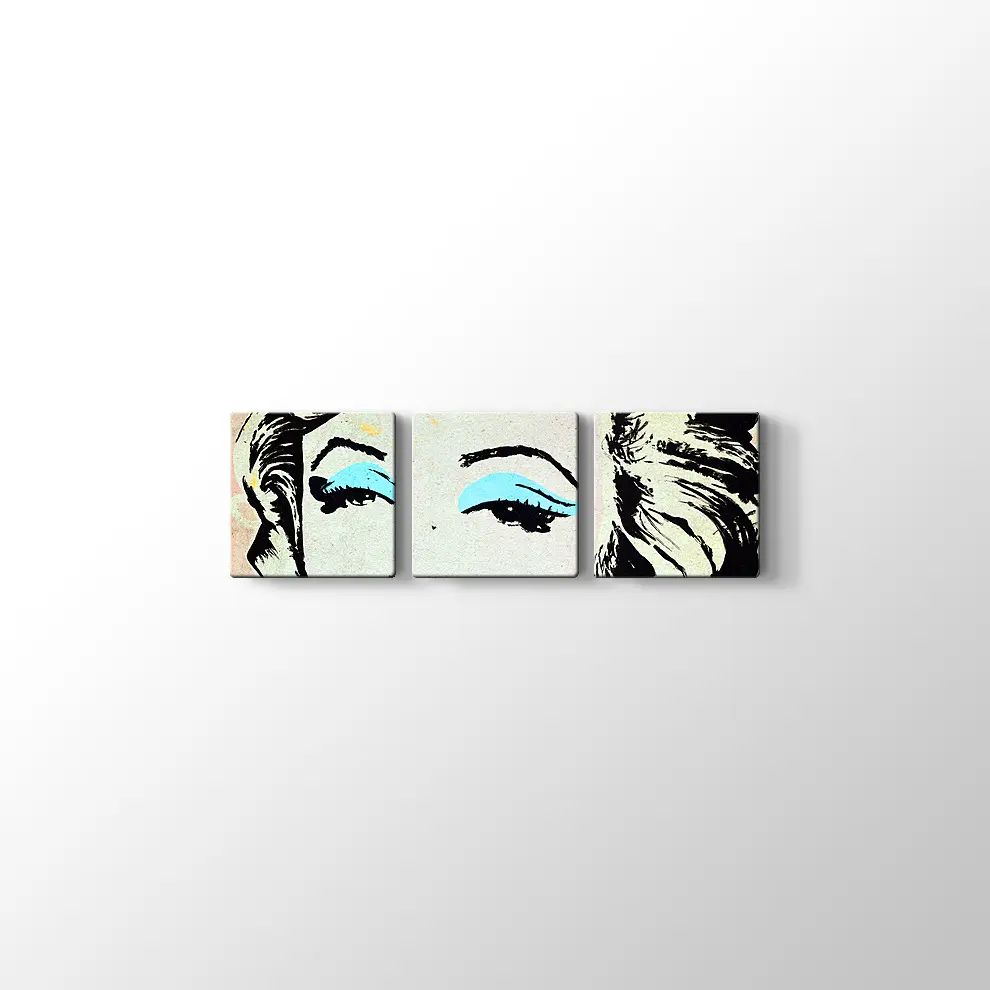 Pop Art İllüstrasyon Tablo