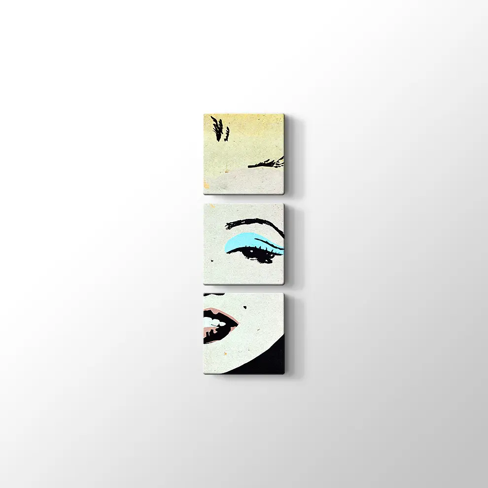 Pop Art İllüstrasyon Tablo