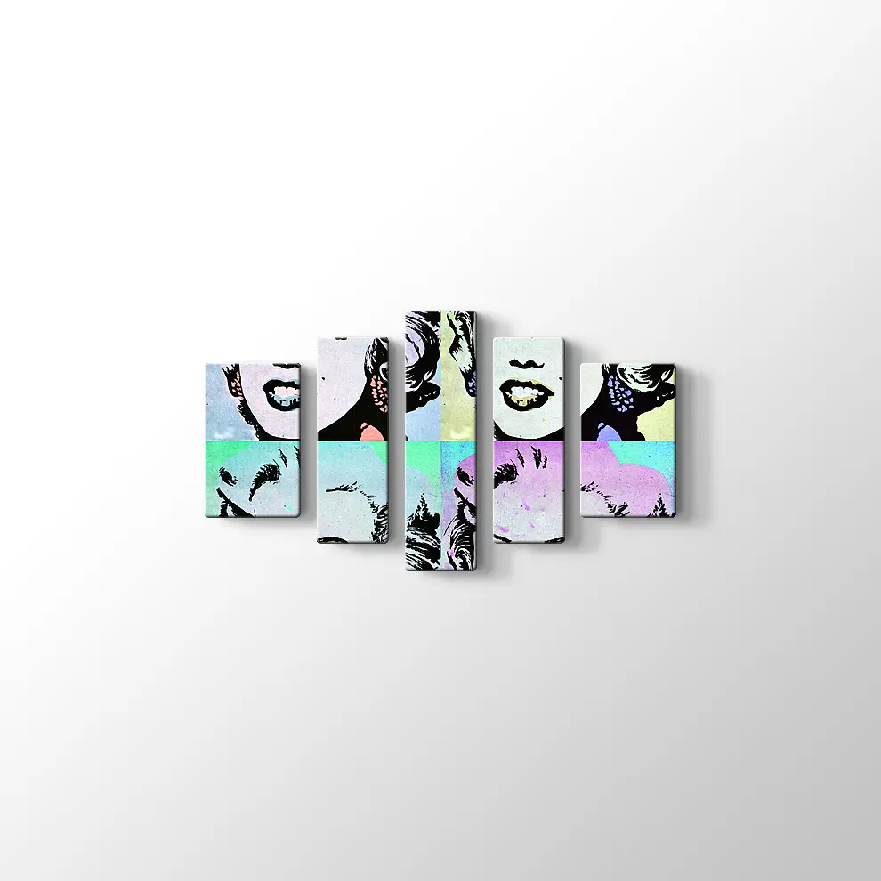 Pop Art İllüstrasyon Madonna Tablo