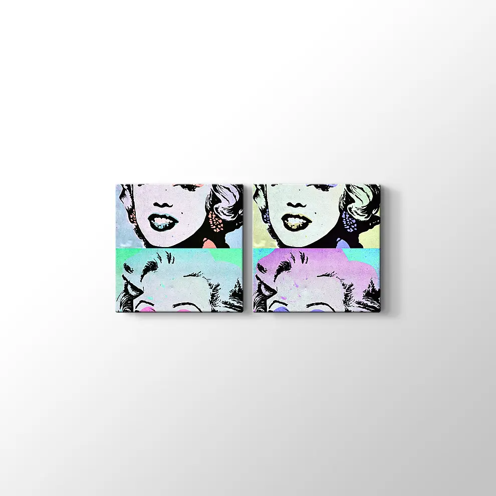 Pop Art İllüstrasyon Madonna Tablo