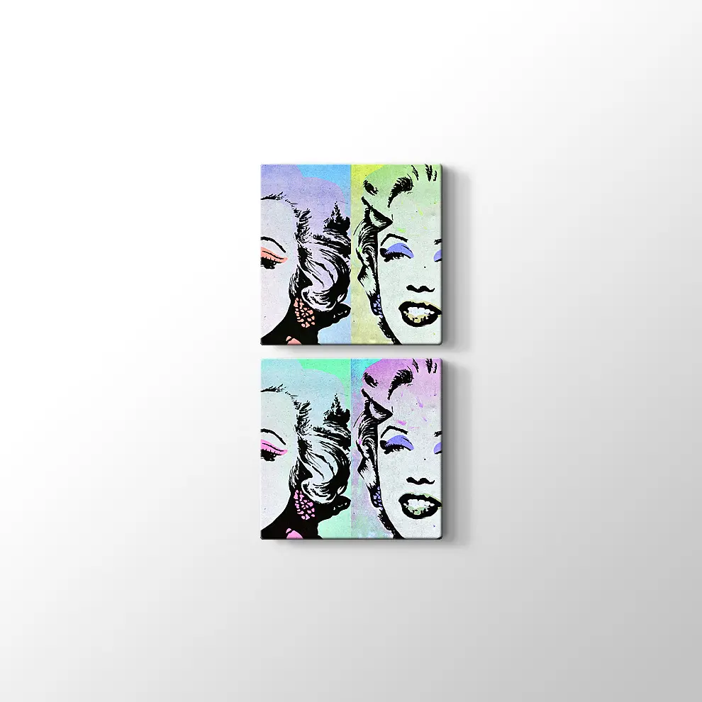 Pop Art İllüstrasyon Madonna Tablo