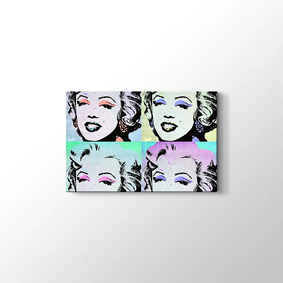 Pop Art İllüstrasyon Madonna Tablo