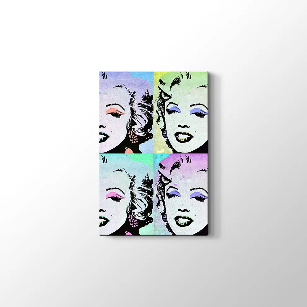 Pop Art İllüstrasyon Madonna Tablo