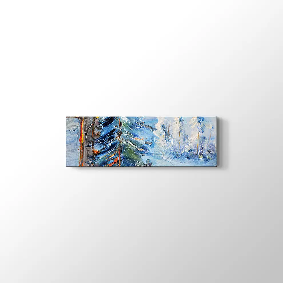 Kış Manzarası Tablo