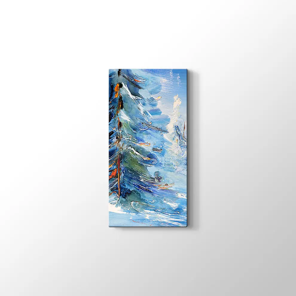 Kış Manzarası Tablo