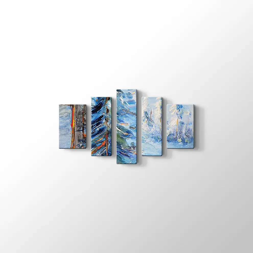 Kış Manzarası Tablo