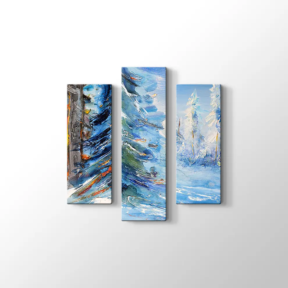 Kış Manzarası Tablo