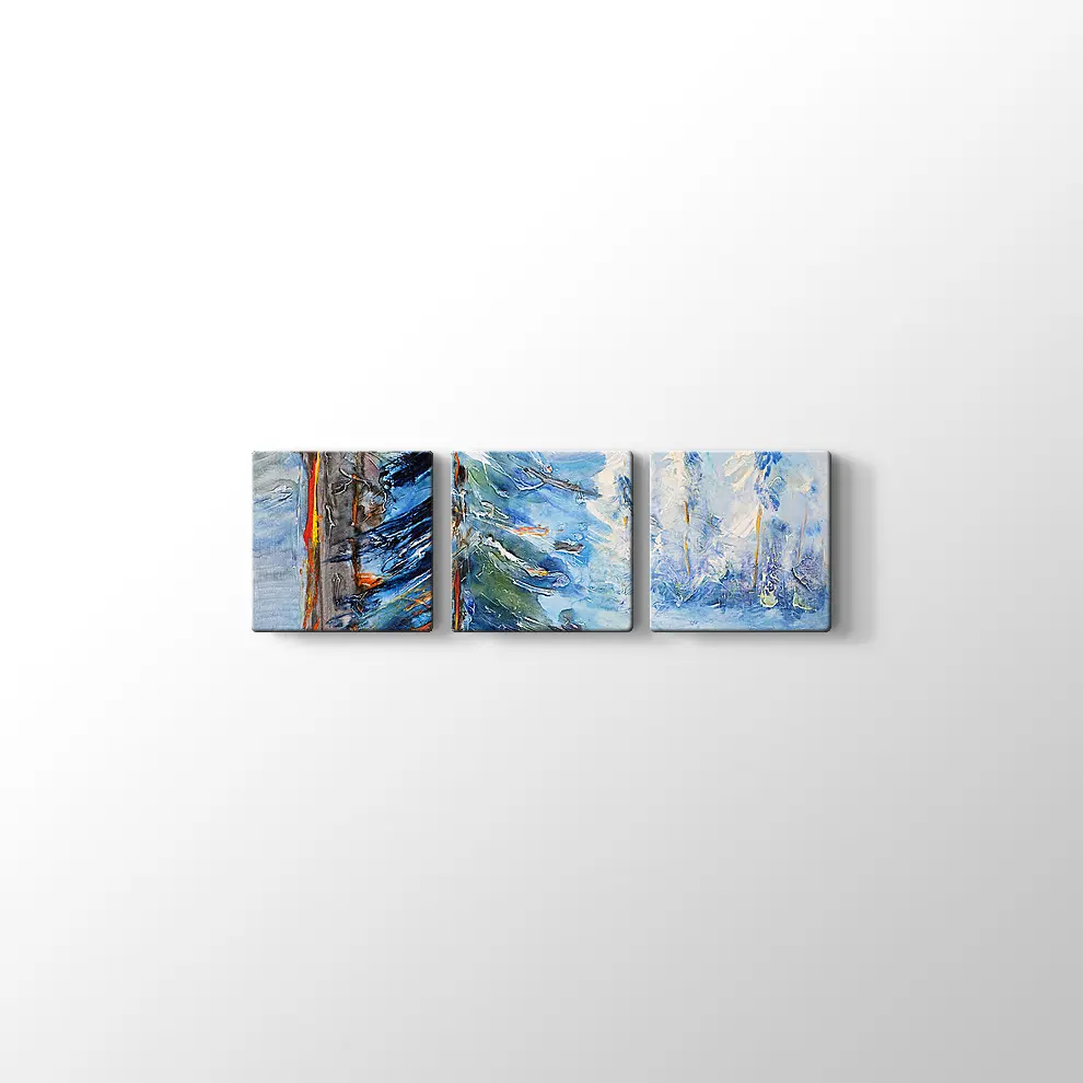 Kış Manzarası Tablo