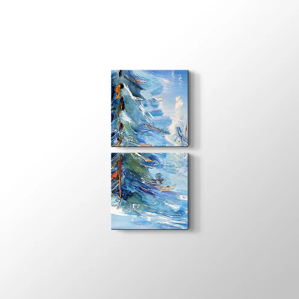 Kış Manzarası Tablo