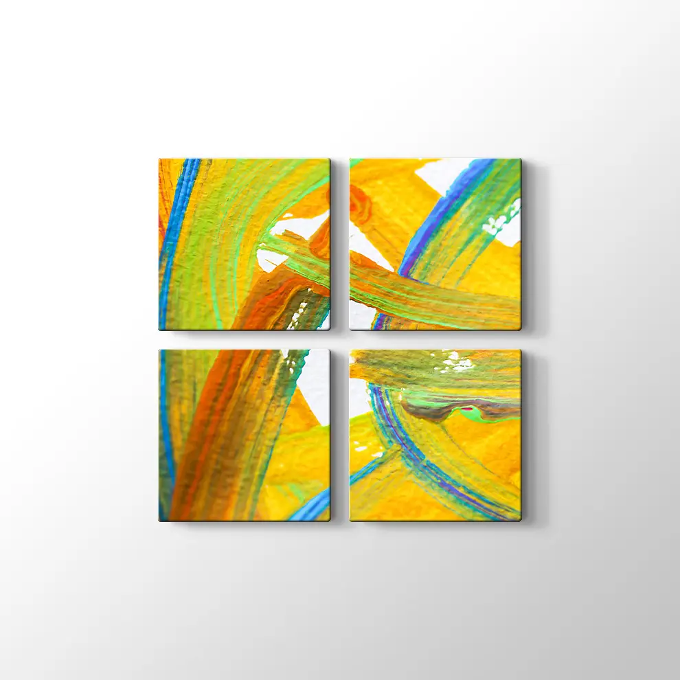 Doku Çalışması Sanat Kanvas Tablo