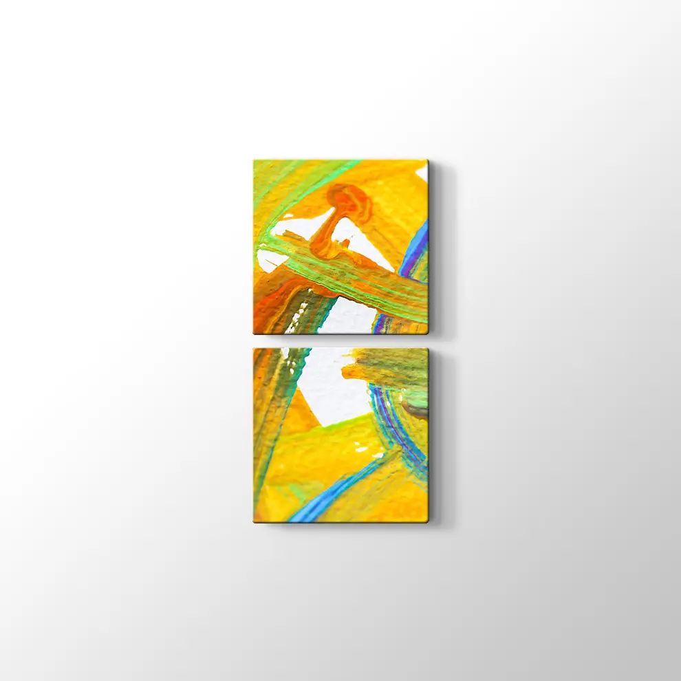 Doku Çalışması Sanat Kanvas Tablo