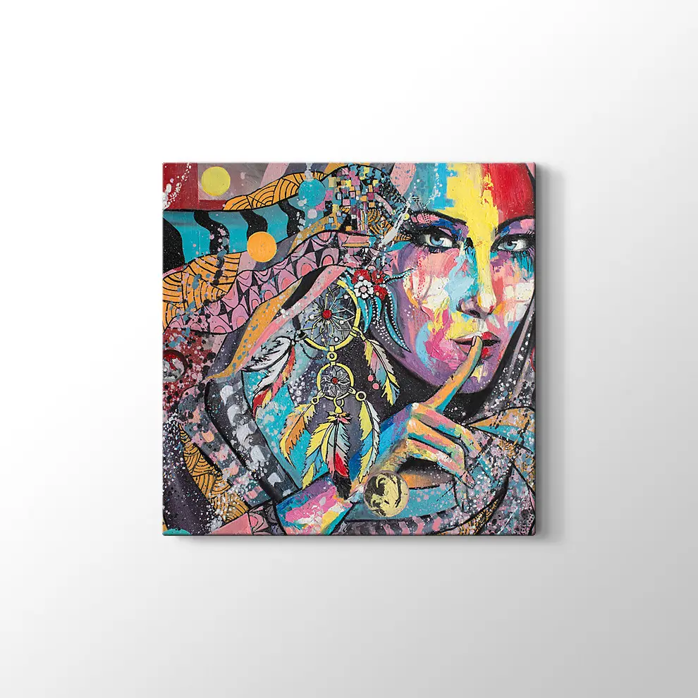 Tılsımlı Kız Kanvas Tablo