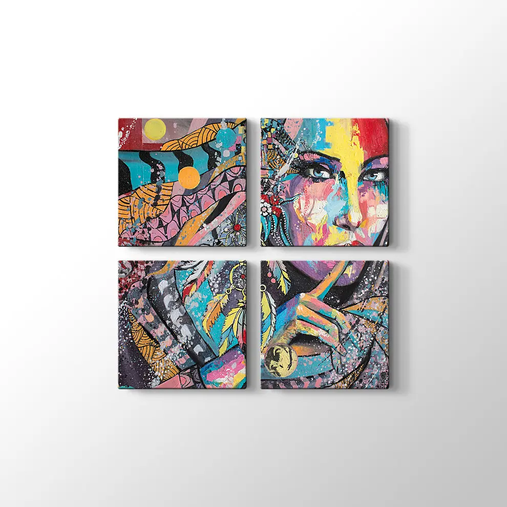 Tılsımlı Kız Kanvas Tablo