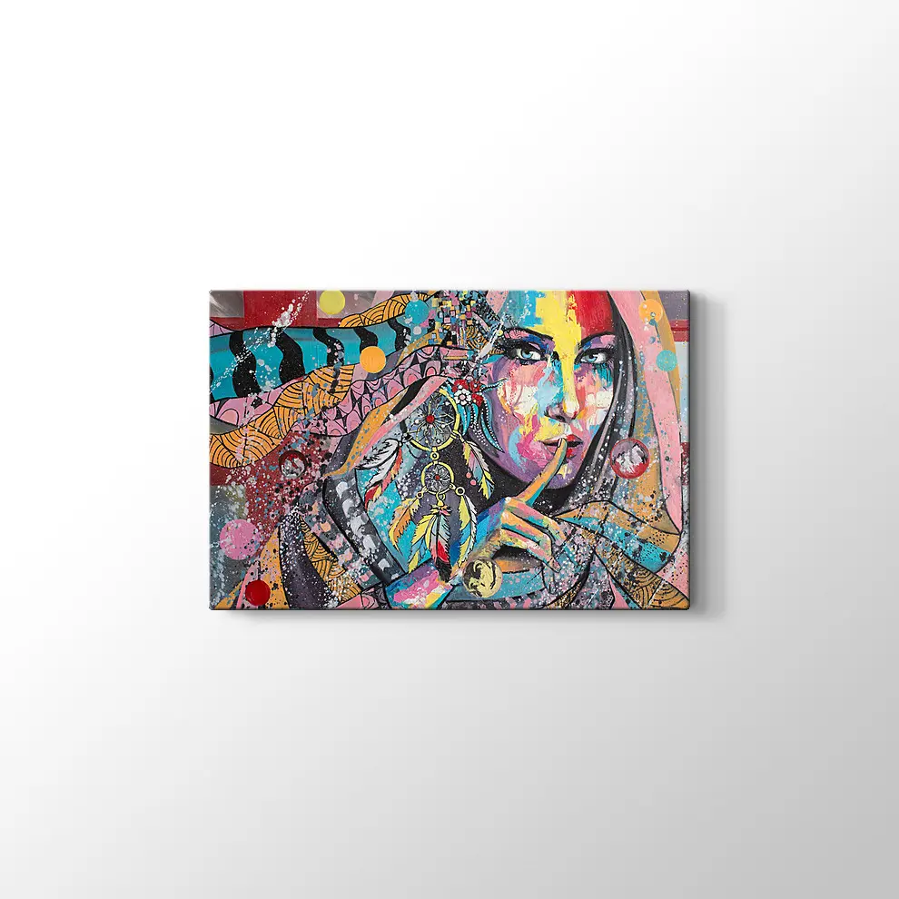 Tılsımlı Kız Kanvas Tablo