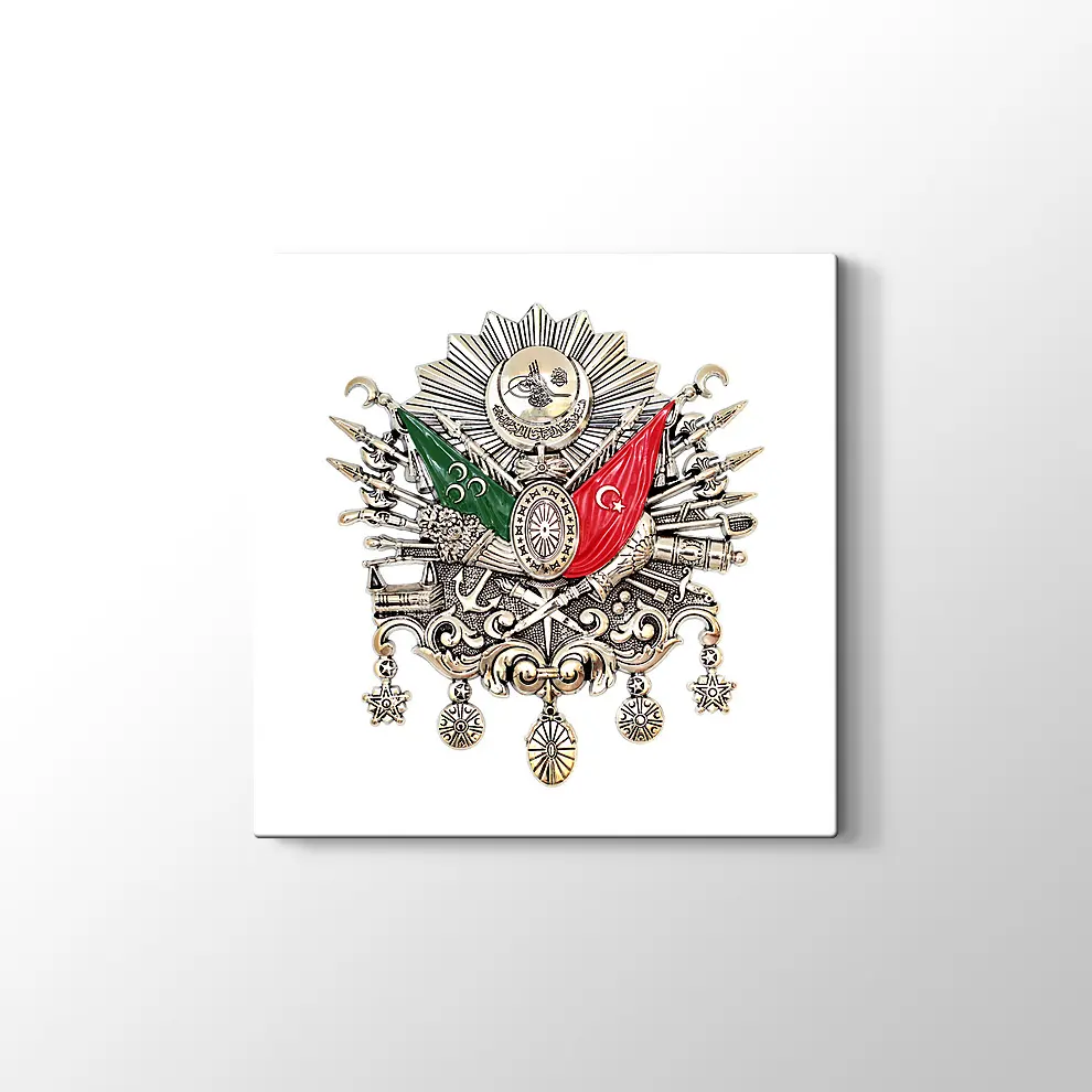 Osmanlı İmparatorluğu Amblemi Kanvas Tablo