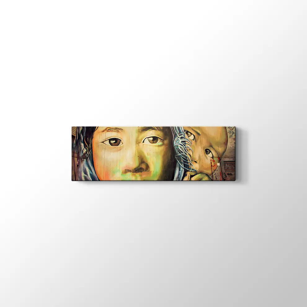 Anne ve Çocuk Kanvas Tablo