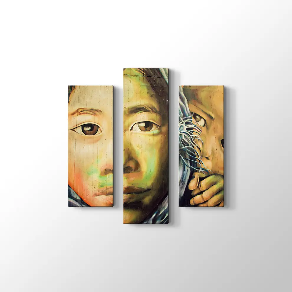 Anne ve Çocuk Kanvas Tablo