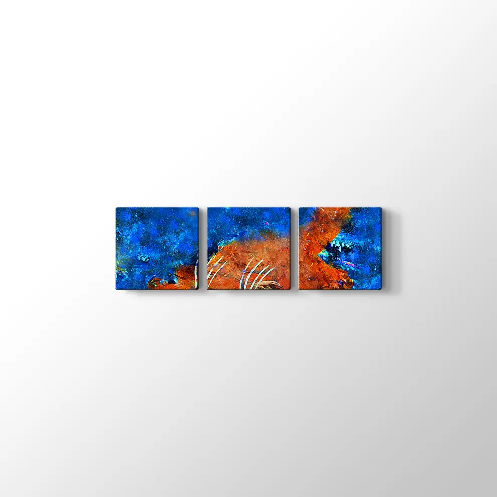 Gece Uçuşu Kedi Kanvas Tablo