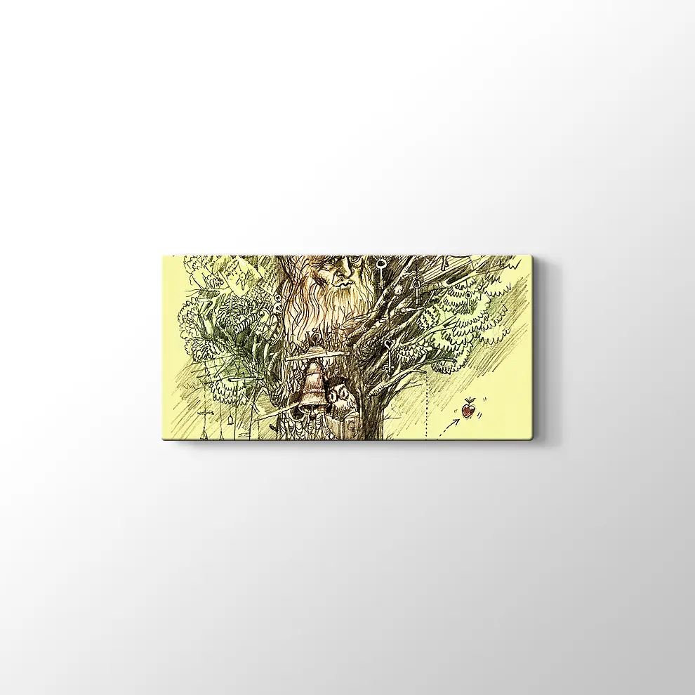 Bilgi Ağacı Kanvas Tablo