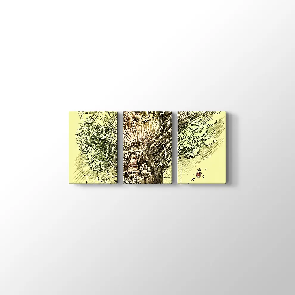 Bilgi Ağacı Kanvas Tablo