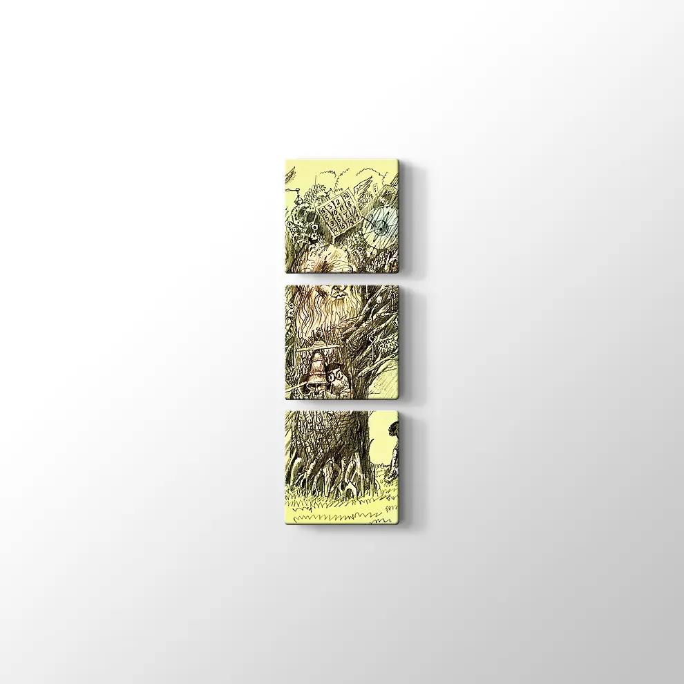 Bilgi Ağacı Kanvas Tablo