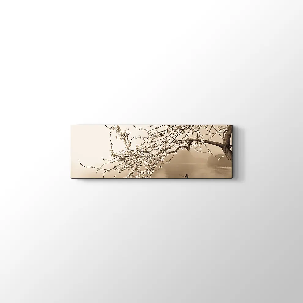 Japon Çiçeği Ağacı Kanvas Tablo